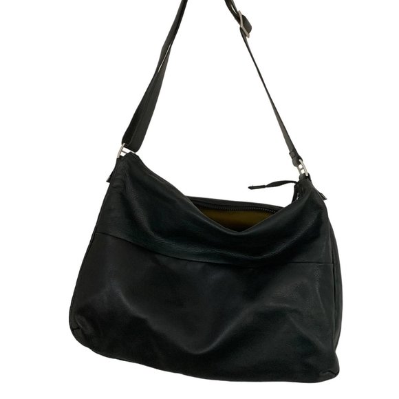 Soft Black Leather Carry-all - NWOT - Picture 2 of 4